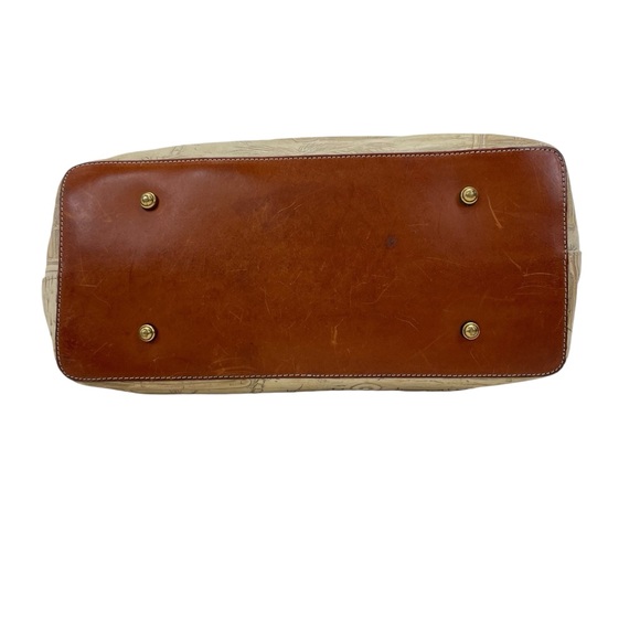 Brahmin Vintage Copacabana Bag Purse OS Tan/Brown - Picture 12 of 16